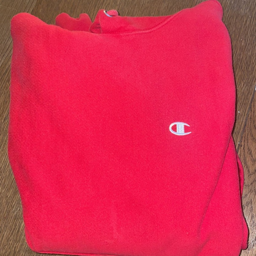Champion Women’s red hoodie